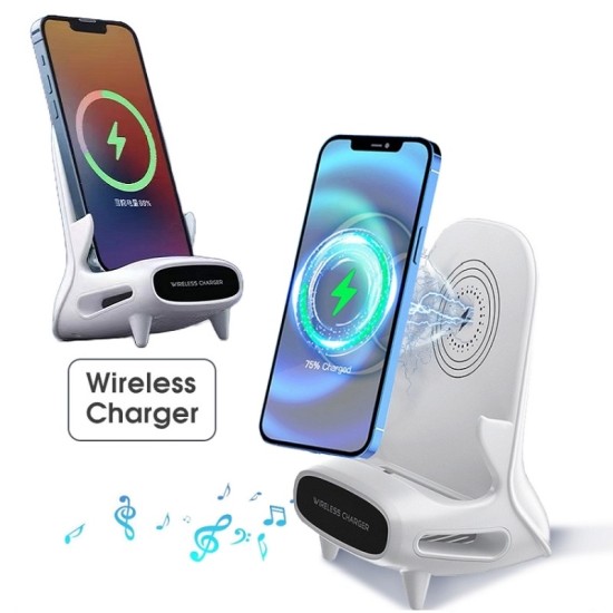 Andowl Ασύρματος Φορτιστής (Qi Pad) 7.5W Λευκός (XFM111) Andowl Ασύρματος Φορτιστής (Qi Pad) 7.5W Λευκός (XFM111)