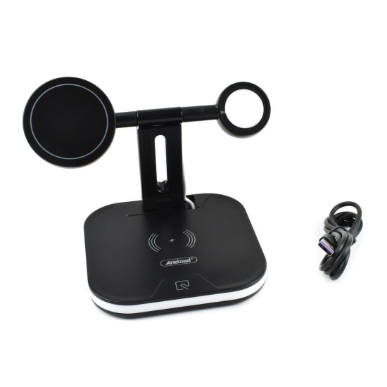 Andowl Ασύρματος Φορτιστής (Qi Pad) 25W Power Delivery / Quick Charge 3.0 Μαύρος (971) Andowl Ασύρματος Φορτιστής (Qi Pad) 25W Power Delivery / Quick Charge 3.0 Μαύρος (971)