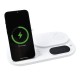 Andowl Ασύρματος Φορτιστής (Qi Pad) 30W Power Delivery / Quick Charge 3.0 Λευκός (A06)
