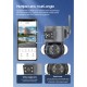 Andowl IP Κάμερα Παρακολούθησης Wi-Fi 4K Αδιάβροχη με Αμφίδρομη Επικοινωνία σε Μαύρο Χρώμα Q-SX921