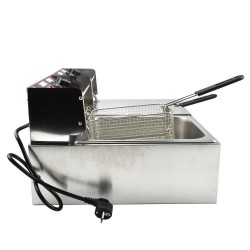 Ηλεκτρική Φριτέζα Διπλή 5kW Χωρητικότητας 2x6lt 56x45.5x29cm