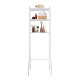 Laundry Rack Stainless Steel Επιδαπέδια Ραφιέρα Μπάνιου Μεταλλική με 3 Ράφια 68x25x160cm White Laundry Rack Stainless Steel Επιδαπέδια Ραφιέρα Μπάνιου Μεταλλική με 3 Ράφια 68x25x160cm White