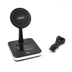 Andowl Ασύρματος Φορτιστής (Qi Pad) 25W Power Delivery / Quick Charge 3.0 Μαύρος (991)