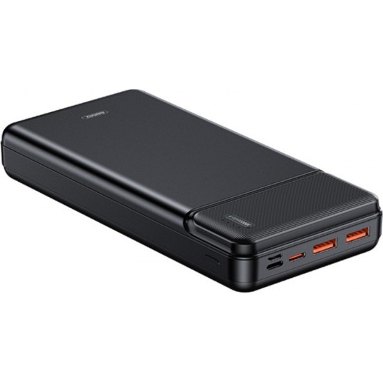 Remax RPP-239 Power Bank 30000mAh 22.5W με 2 Θύρες USB-A και Θύρα USB-C Power Delivery Μαύρο