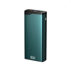 Remax RPP-129 Power Bank 20000mAh 22.5W με 2 Θύρες USB-A Πράσινο