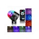 YB-689 Διακοσμητικό Φωτιστικό με Φωτισμό RGB Party Light LED σε Μαύρο Χρώμα YB-689 Διακοσμητικό Φωτιστικό με Φωτισμό RGB Party Light LED σε Μαύρο Χρώμα