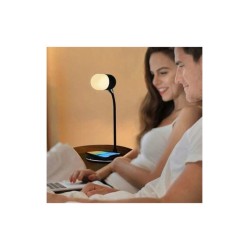 Φωτιστικό Γραφείου LED με Εύκαμπτο Βραχίονα Bluetooth σε Ροζ Χρώμα
