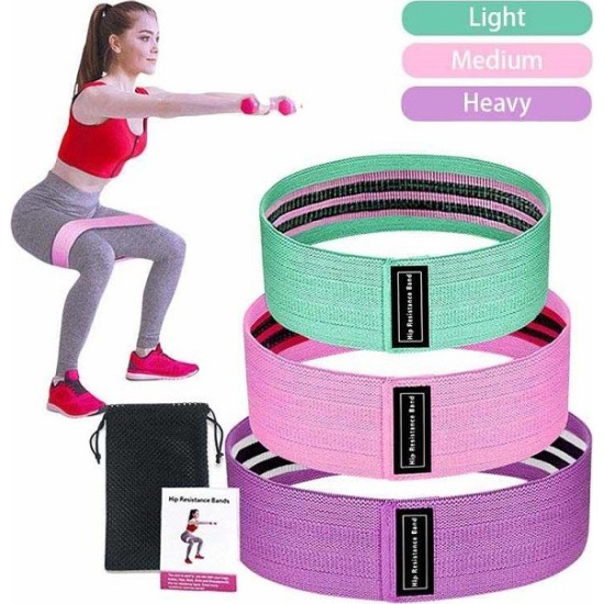 Loop Bands Σετ 3τμχ Πολύχρωμα Loop Bands Σετ 3τμχ Πολύχρωμα