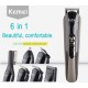 Kemei Επαγγελματικό Σετ Επαναφορτιζόμενης Κουρευτικής Μηχανής Μαύρο KM-600