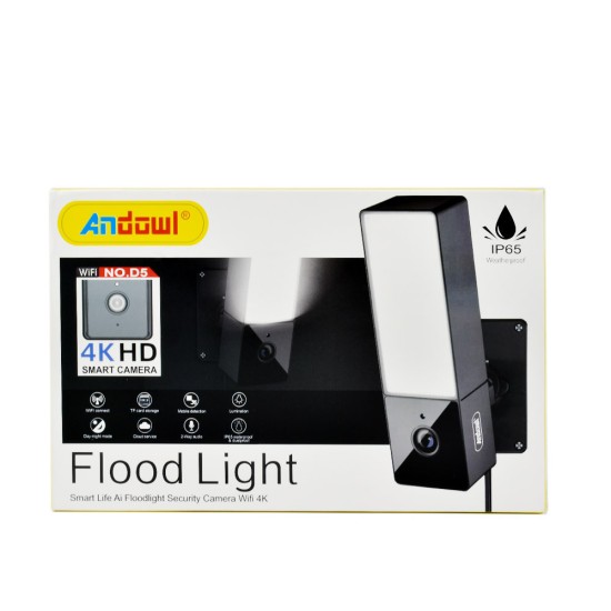 IP Κάμερα Παρακολούθησης Wi-Fi 4K σε Μαύρο Χρώμα