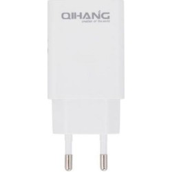 QIHANG 2x USB Wall Adapter Λευκό (C7110)