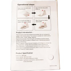 3D Μεγεθυντής Οθόνης Κινητού σε Μαύρο χρώμα