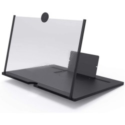 3D Μεγεθυντής Οθόνης Κινητού σε Μαύρο χρώμα