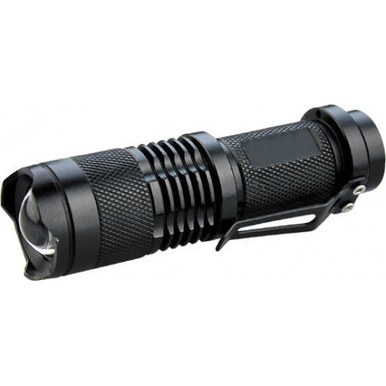 Αδιάβροχος επαναφορτιζόμενος φακός 10cm με zoom cree led 500LM Bailong BL-8468 Αδιάβροχος επαναφορτιζόμενος φακός 10cm με zoom cree led 500LM Bailong BL-8468