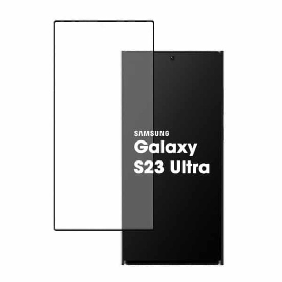 3D Full Face Tempered Glass Μαύρο (Galaxy S23 Ultra) oem 3D Full Face Tempered Glass Μαύρο (Galaxy S23 Ultra) oem