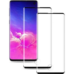 3D Full Face Tempered Glass Black (Galaxy S10+) oem