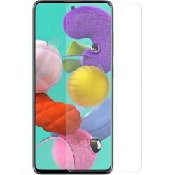 9H Tempered Glass Black (Galaxy A21s) oem