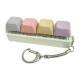 Keyboard Button Design Fidget Stress Relief Keychain with LED Light 4 buttons Πολύχρωμο