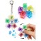 Keyboard Button Design Fidget Spinner Stress Relief Keychain with LED Light 5 buttons - 2 τμχ