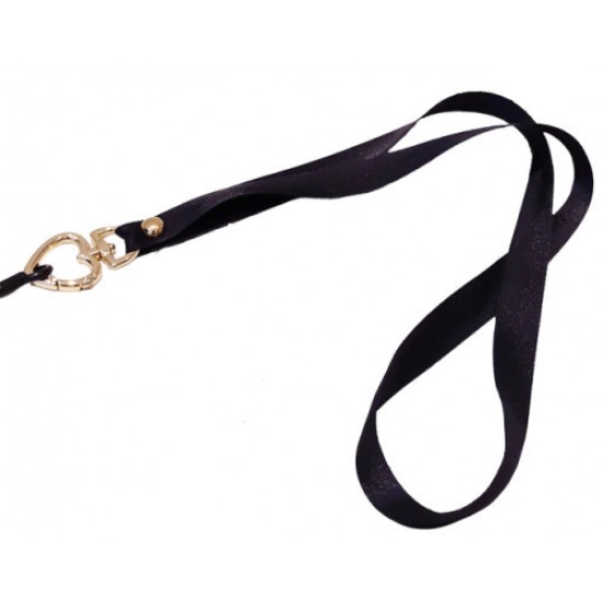 Λουράκι Λαιμού στήριξης Θήκης Smartphone Universal Neck Strap Metal Heart Clip Lanyard Black