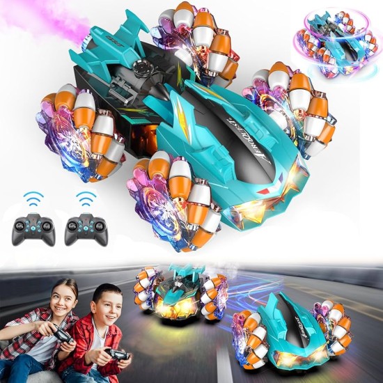 Gear beast stunt drift, 2.4Ghz Remote Control Climbing Car 4WD Deformation