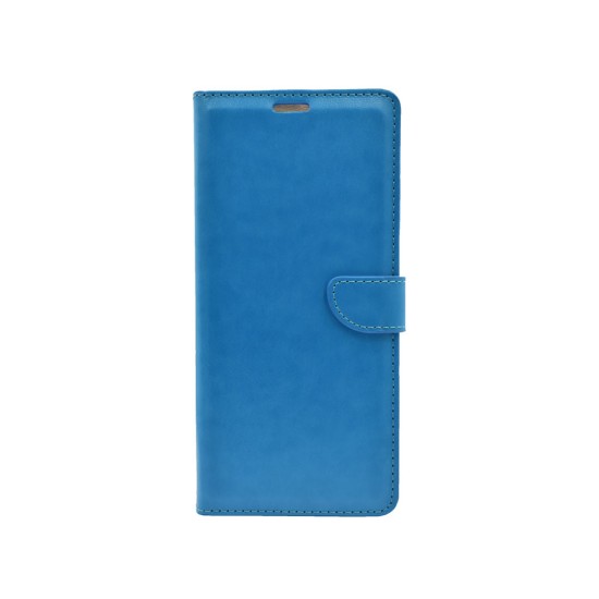 Θήκη πορτοφόλι & stand με υποδοχές καρτών και μαγνητικό κούμπωμα από δέρμα TPU για Samsung Galaxy S24 Ultra Μωβ