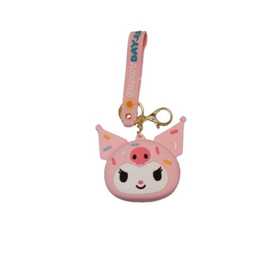 Πορτοφολάκι σιλικόνης Kuromi Ροζ