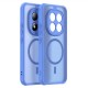 Metal Stand Case Camera Ring Protection for Xiaomi Redmi Note 15 Pro 4G,Shockproof TPU Magnetic Mag-Safe Slim Case Back Cover Blue