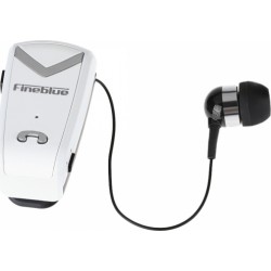 Fineblue FV2 bluetooth hands free ακουστικό Λευκό