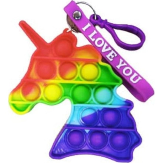 Μπρελόκ Pop It Unicorn Μπρελόκ Pop It Unicorn