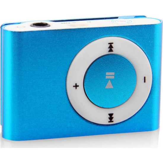 Mini MP3 + Earphones MP3 Player Μπλε
