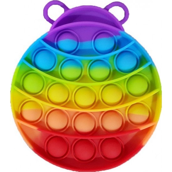 Push pop it Bubble Fidget Toy Stress Reliever rainbow colours Rainbow Bee Push pop it Bubble Fidget Toy Stress Reliever rainbow colours Rainbow Bee