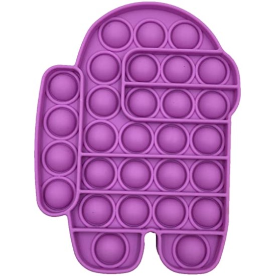 Push pop it Bubble Fidget Toy Stress Reliever TikTok Purple
