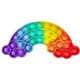 Push pop it Bubble Fidget Toy Stress Reliever rainbow colours Rainbow Push pop it Bubble Fidget Toy Stress Reliever rainbow colours Rainbow