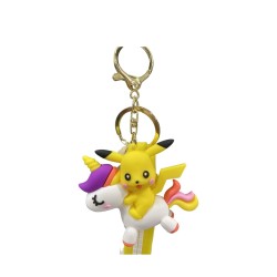 Μπρελόκ 3D Pokemon Pikatsu Unicorn Keyring Keychain 