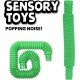 Pull and Pop Tube Sensory Fidget Toy for Kids Green