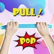 Pull and Pop Tube Sensory Fidget Toy for Kids Green
