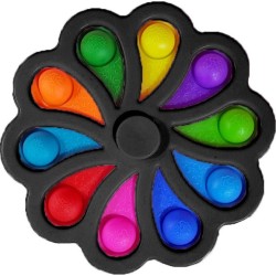 Push pop it Bubble Fidget Sensory Toys For Kids Black Daisy
