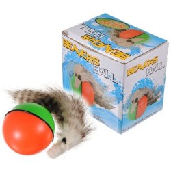 Beavers ball Rolling Motor Ball Pet Cat Dog Kids Toys Chaser