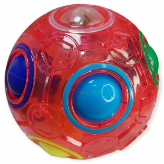 Football Fidget BALL Cube Φωτιζόμενο Red Football Fidget BALL Cube Φωτιζόμενο Red