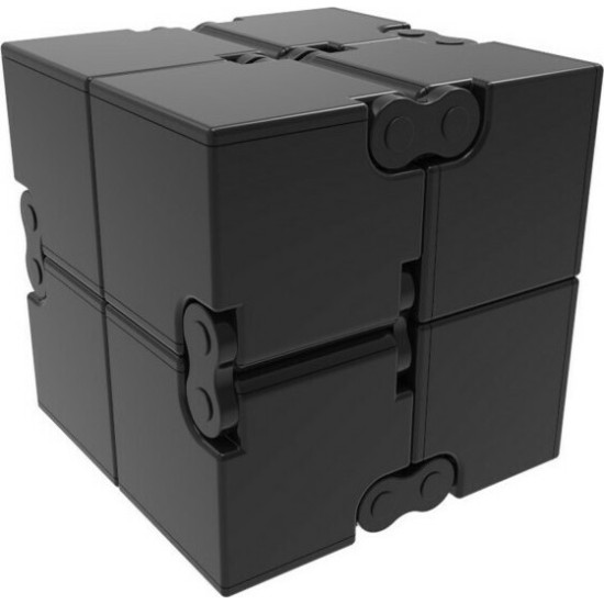 Anti Stress Fidget Infinite Cube - Αντιστρες Ατέρμονας Κύβος - Μαύρο Anti Stress Fidget Infinite Cube - Αντιστρες Ατέρμονας Κύβος - Μαύρο