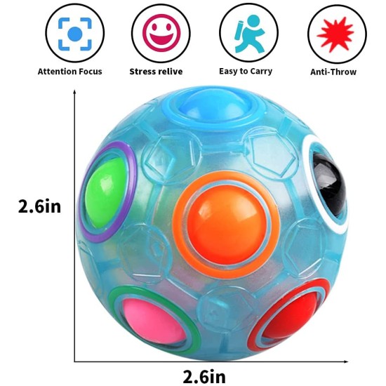 Football Fidget BALL Cube Φωτιζόμενο Yellow Football Fidget BALL Cube Φωτιζόμενο Yellow