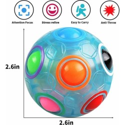 Football Fidget BALL transparent