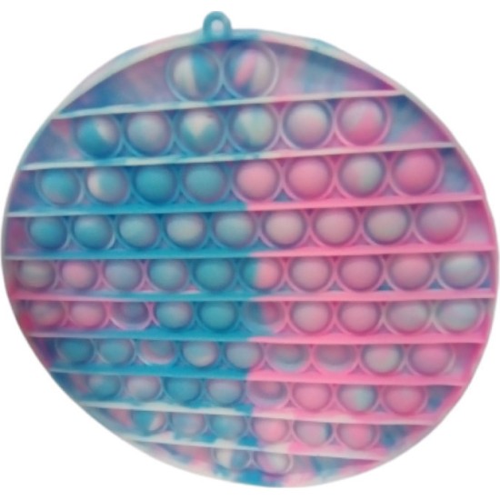Push pop it Bubble Fidget Toy Stress Reliever rainbow colours Στρογγυλο Γίγας Ροζ-Γαλάζιο Push pop it Bubble Fidget Toy Stress Reliever rainbow colours Στρογγυλο Γίγας Ροζ-Γαλάζιο
