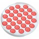 Push pop it Bubble Fidget Toy Stress Reliever Στρογγυλό με σκληρό πλαστικό Μπορντώ