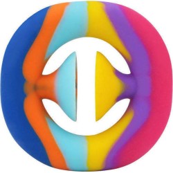 Fidget Grab Snap Pop it Fidget Toy - Rainbow Colours
