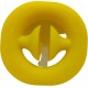 Fidget Grab Snap Pop it Βεντούζα Fidget Toy - Κίτρινο