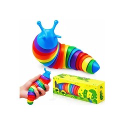 Fidget Finger Slug Rainbow Colour Παιχνίδι Σαλιγκάρι
