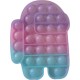 Push pop it Bubble Fidget Toy Stress Reliever AMONG που αλλάζει χρώμα