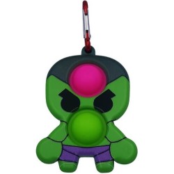 Pop it Fidget Dimple Αγχολυτικό Παιχνίδι Μπρελόκ Καρτούν Πράσινο